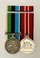 Australian Operational Service Medal-Greater Middle East and Australian Defence Medal (OSM/ADM) Free Ribbon Bar 