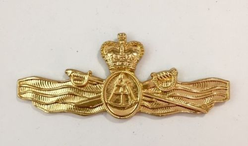 Maritime Geospatial Charge Badge  Gold - Large RAN