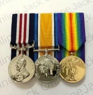 Military Medal -British War Medal-Victory Medal