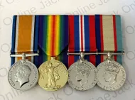 Replica Set of Four WWI or WW11 Medals 
