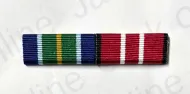 Australian Operational Service Ribbon Bar (OSMIP) Indo Pacific  & Australian Defence Medal (ADM) Double Ribbon Bar