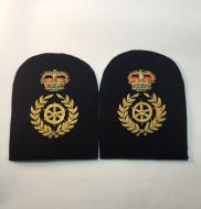 Chief Petty Officer Coxswain -Collar Rank/Rate Gold Wire (Pair)